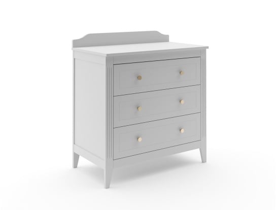 Commode met 3 lades Heritage Grijs