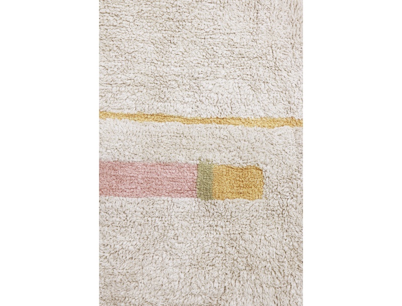 Alfombra Vintage de algodón Rosa Nude