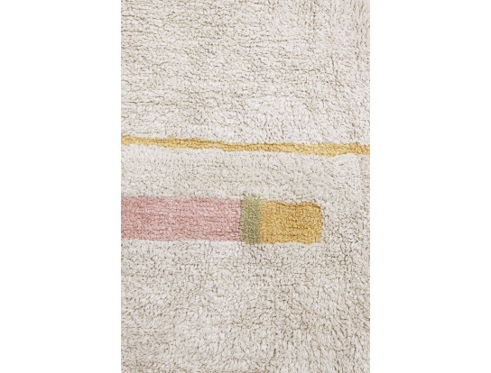Alfombra Vintage de algodón Rosa Nude