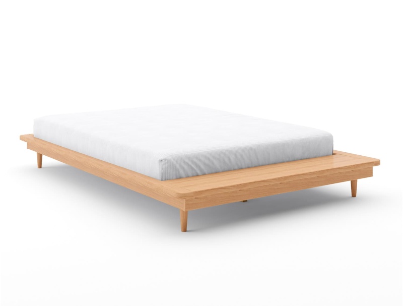 Orion bed with recommended 140x190 mattress.