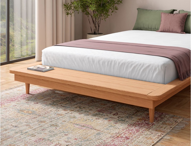 Platform double bed 140x190.