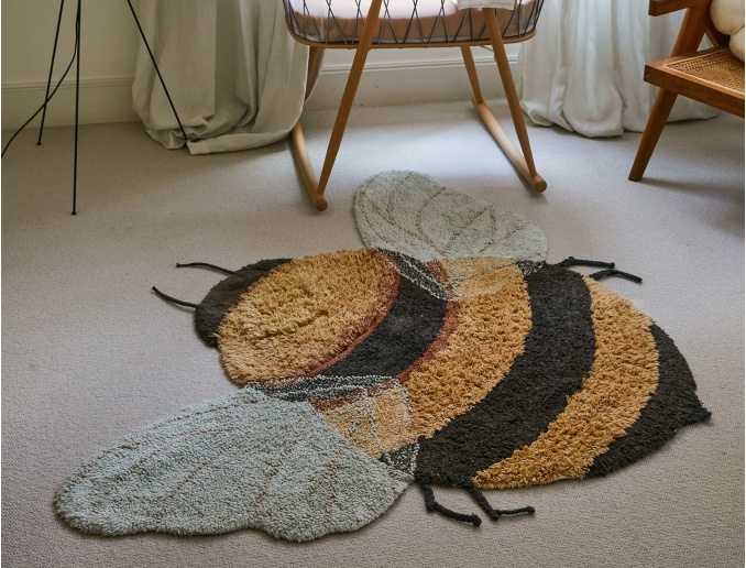 TAPIS LAVABLE ABEILLE