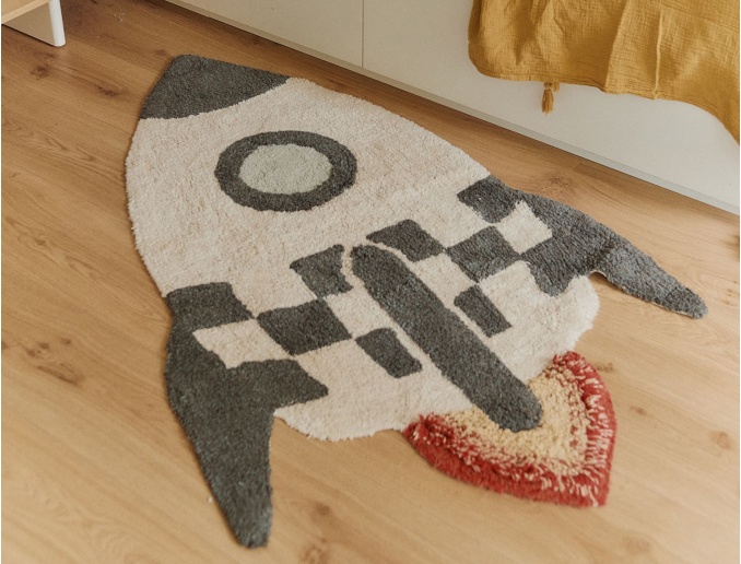 WASCHBARER RAKETEN-TEPPICH