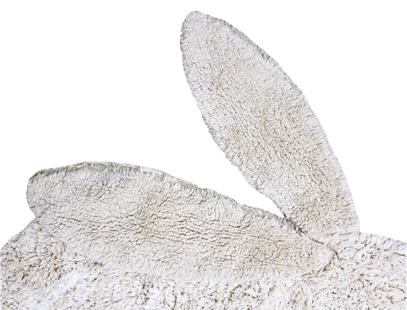 WASCHBARER HASEN-TEPPICH AUS BAUMWOLLE