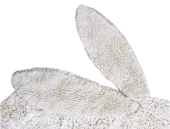 TAPPETO LAVABILE IN COTONE CON CONIGLIO