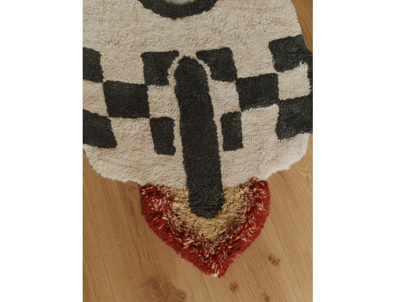 WASHABLE COTTON ROCKET RUG