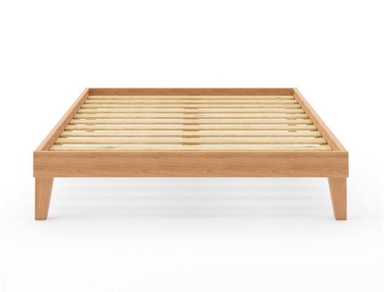 Cadre de lit Baden 160x200 en bois massif + lattes