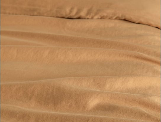 Dekbedovertrek van biologisch katoensatijn 100x140 Amber