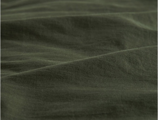 Housse de couette Vert Cyprès satin de coton