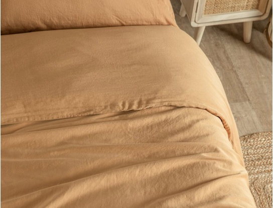 Housse de couette Ambre satin de coton