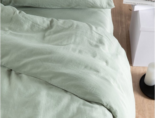 Housse de couette Tilleul satin de coton