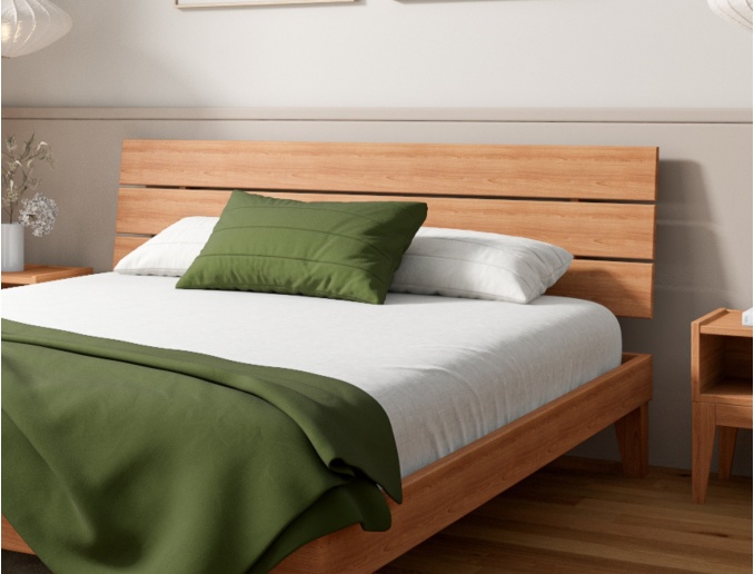 Kopfteil Trio für Bett 160 Baden Buche