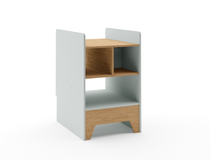 Calisson storage Sage Green & Oak separable