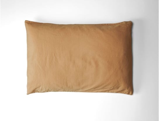 Kussensloop 40x60 Ambre gewassen biologisch katoensatijn