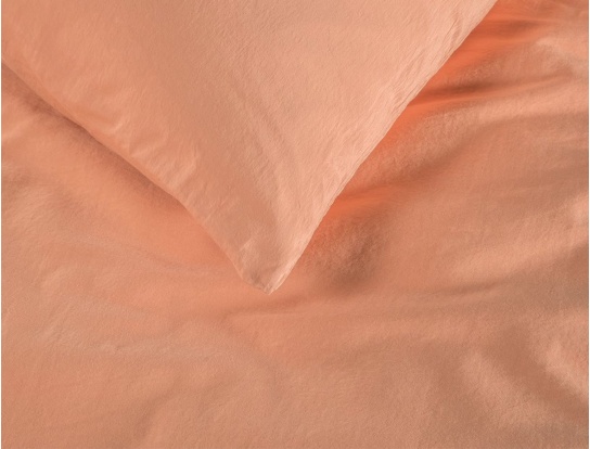 Adult pillowcase 50x70cm cotton sateen Peach