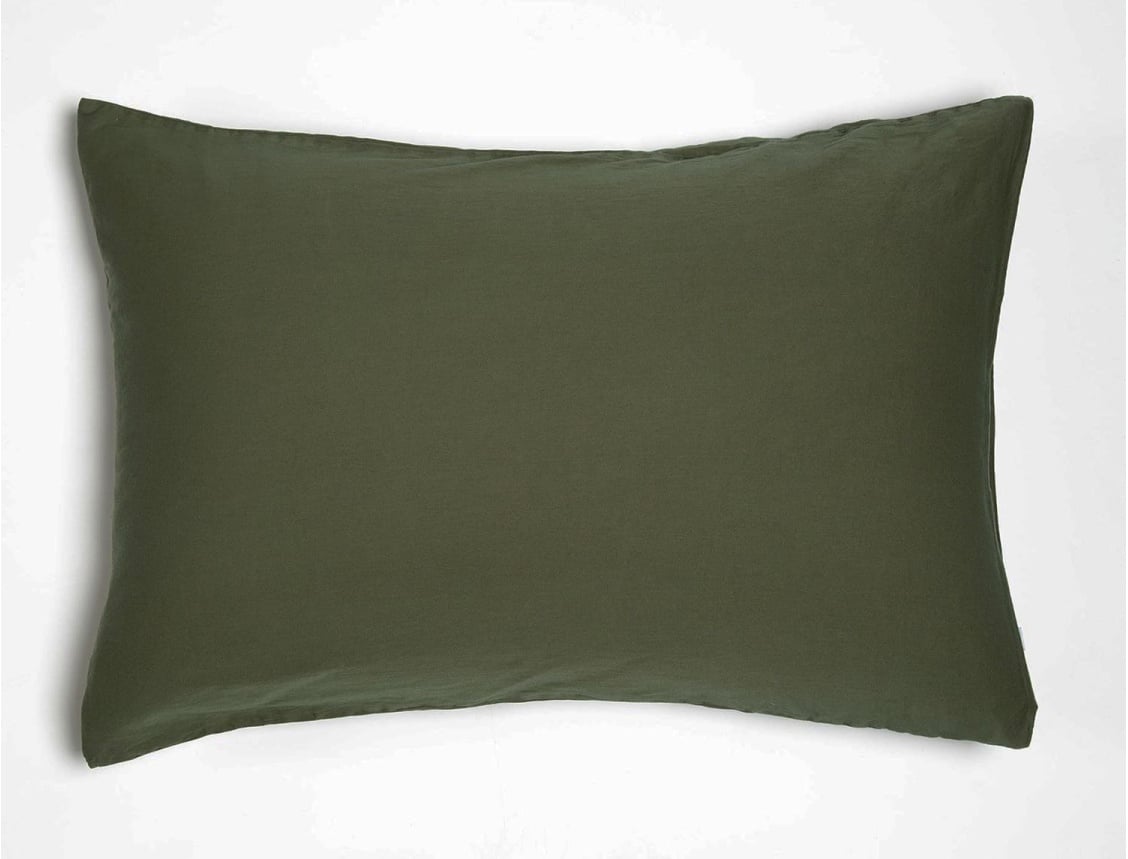 Kissenbezug 50x70 cm Zypresse Bio-Baumwollsatin gewaschen