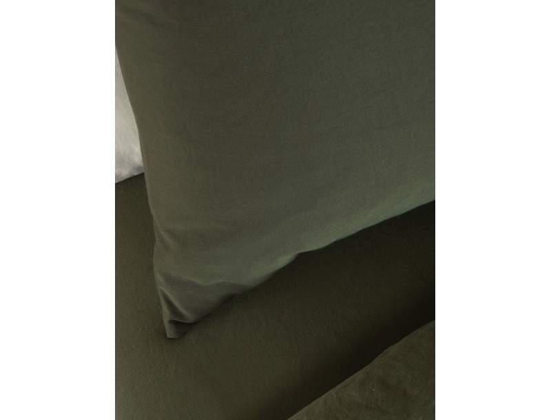 Kinderkopfkissenbezug 60x60cm Zypresse GOTS-zertifiziert