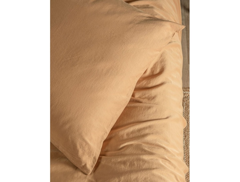 Taie d'oreiller enfant 60x60cm Ambre certifié GOTS