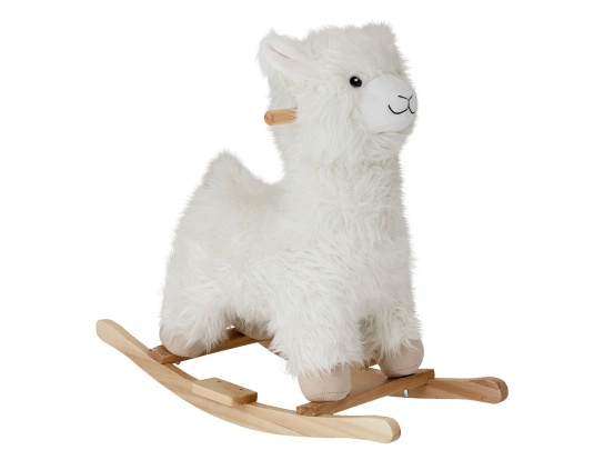 Giocattolo a dondolo per bambini Lama Kinto Bianco
