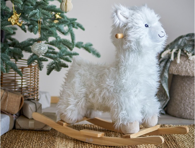Juguete balancín de madera Llama Kinto