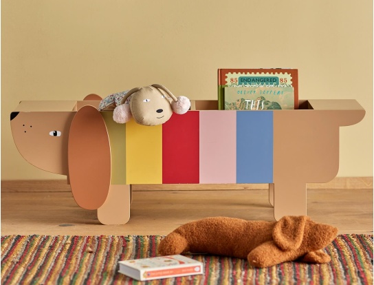 Houten kinderboekenkast Charlie