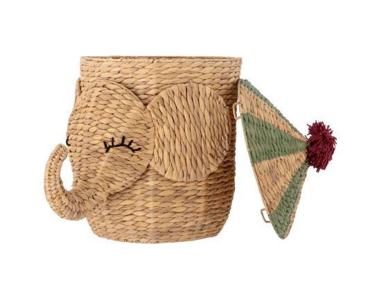 Cesto portaoggetti Bobo con coperchio per bambini