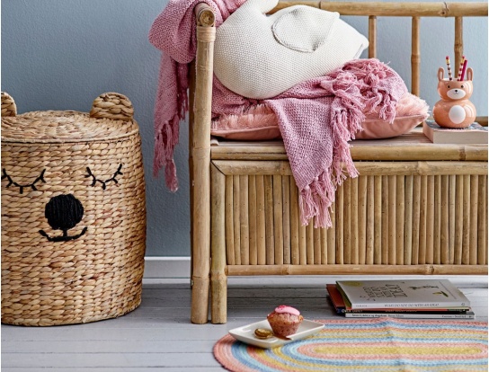 Dolma storage basket with removable lid