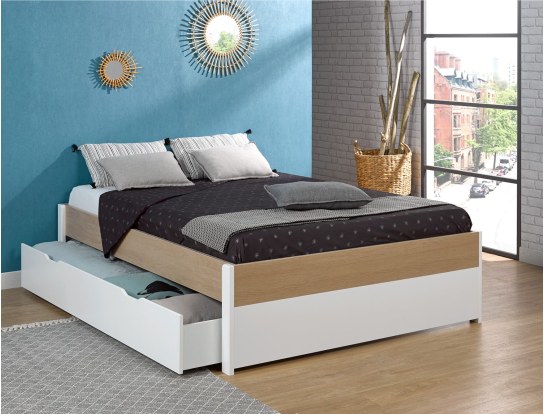 Nomade 140x200 bed with bed drawer