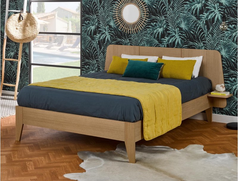 Lit 2 places 140x190 avec sommier Eden