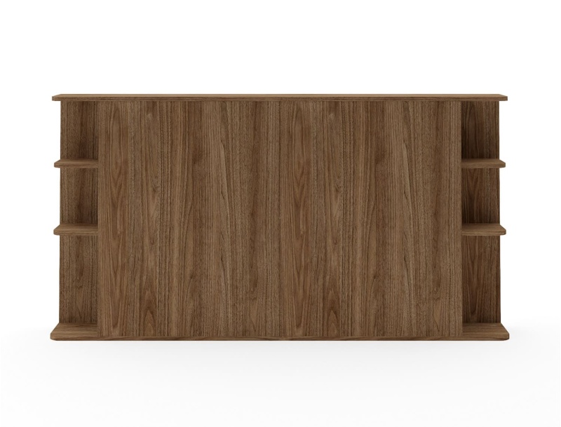 Walnut Headboard Adèle with storage