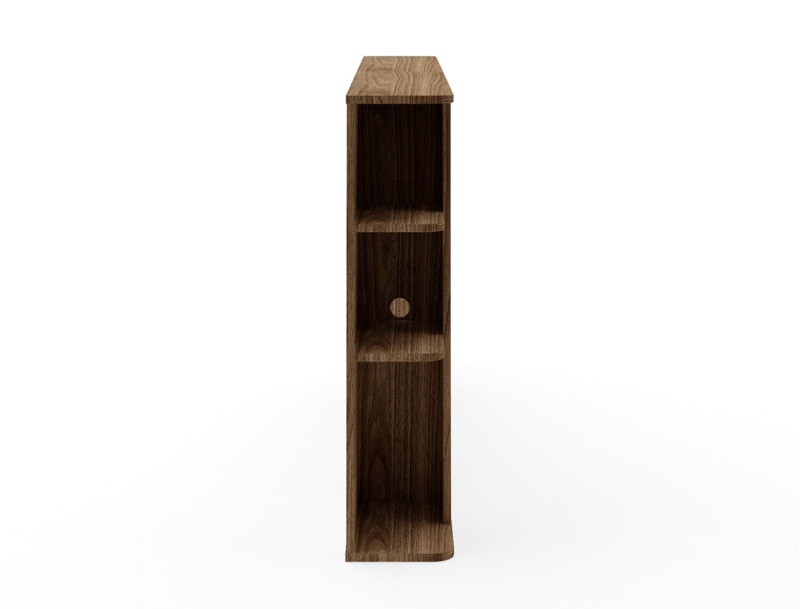 Adèle Walnut Headboard with its storage niches and cable management