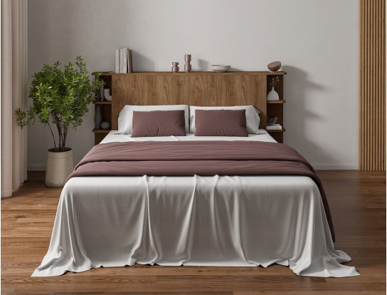 Adèle Walnut Headboard for adult bedroom