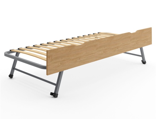 Cassetto estraibile Rovere 90x200 con piedi pieghevoli