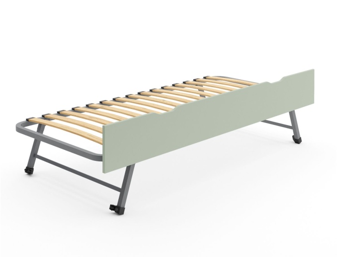 Ausziehschublade 90x200 Salbeigrün