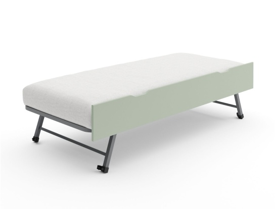 Uitschuiflade 90x200 Saliegroen