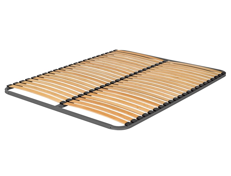 Bed base 160x200 with rounded corners.