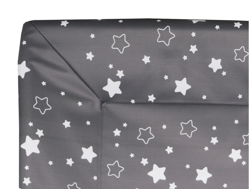 Close-up of the Toise Black Stars changing mat