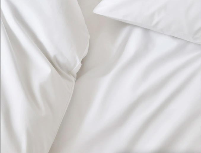 Single Fitted Sheet in 120 Thread Count Cotton Percale