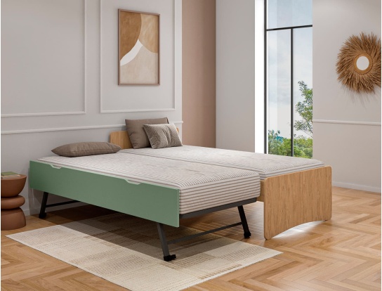 Cassetto letto estraibile salvia Lena opzionale da scoprire sul sito chambrekids.