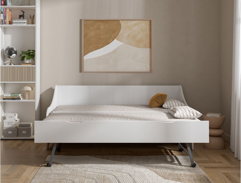 Cama sofá nido Calli blanco 2 plazas 80x200