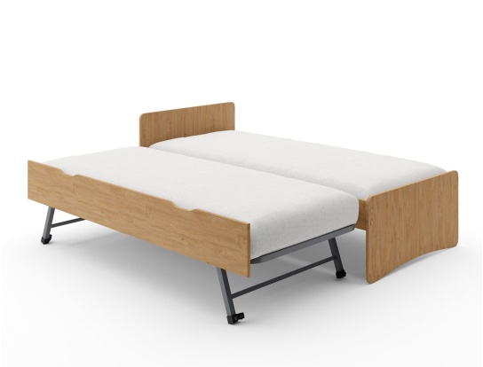 2 ligoppervlakken 90x200