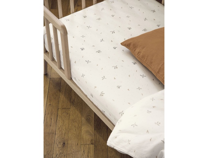 Fitted sheet 70x140 Organic Cotton l'envolée