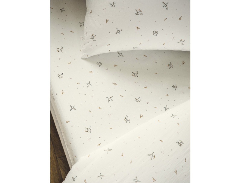 Fitted sheet for child's bed 90x190 Organic Cotton