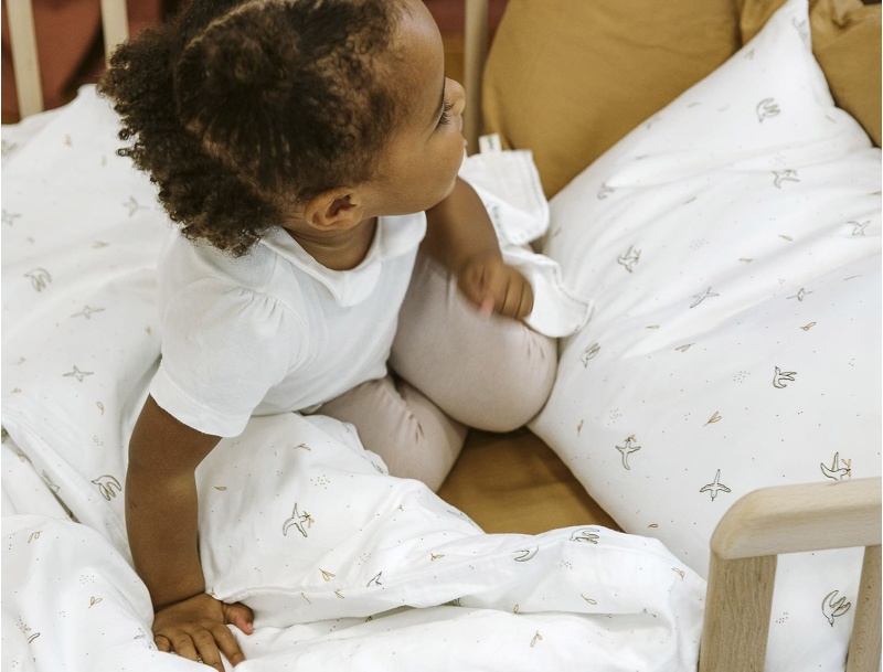 Duvet cover for bed 70x140 in organic cotton