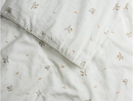 Housse de couette 140x200 Coton Bio L'envolée