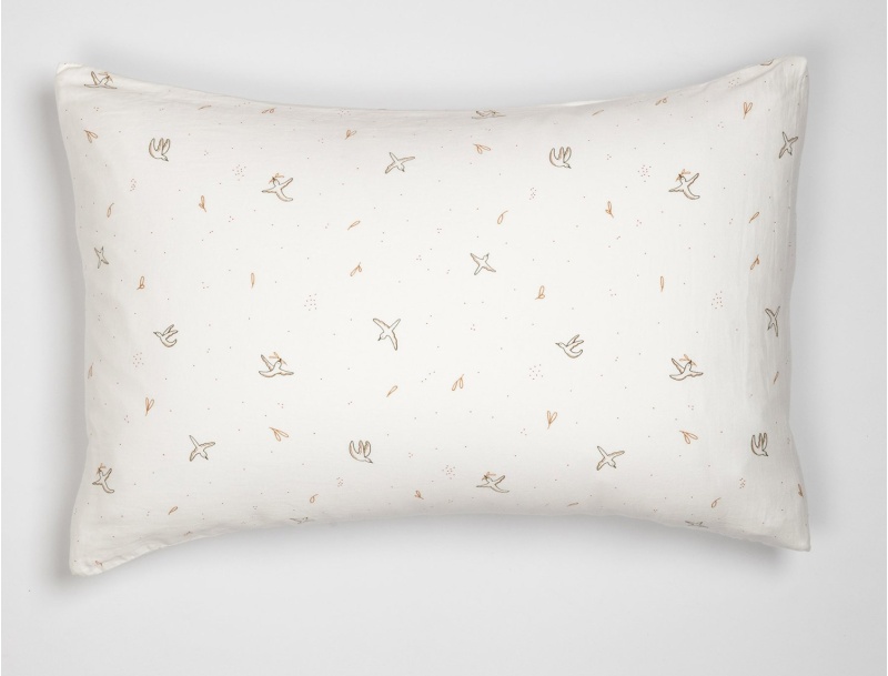 Taie d'oreiller pour lit bébé collection l'envolée