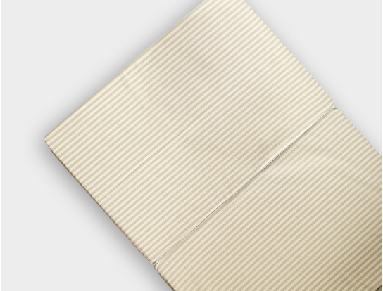 Opvouwbare matras 70x180 Biologisch katoen Gestreept Lindegroen
