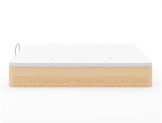 Landes solid pine ottoman bed 160x200