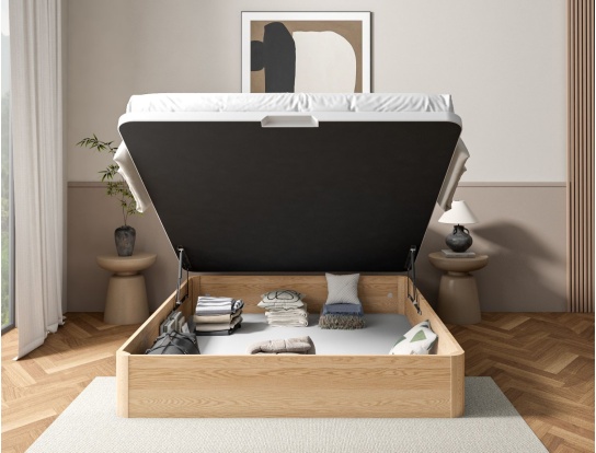 Opbergbed met grote opbergruimte 160x200 Landes