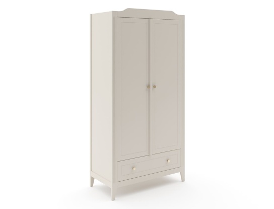 Armario 2 puertas y 1 cajón Héritage Crema